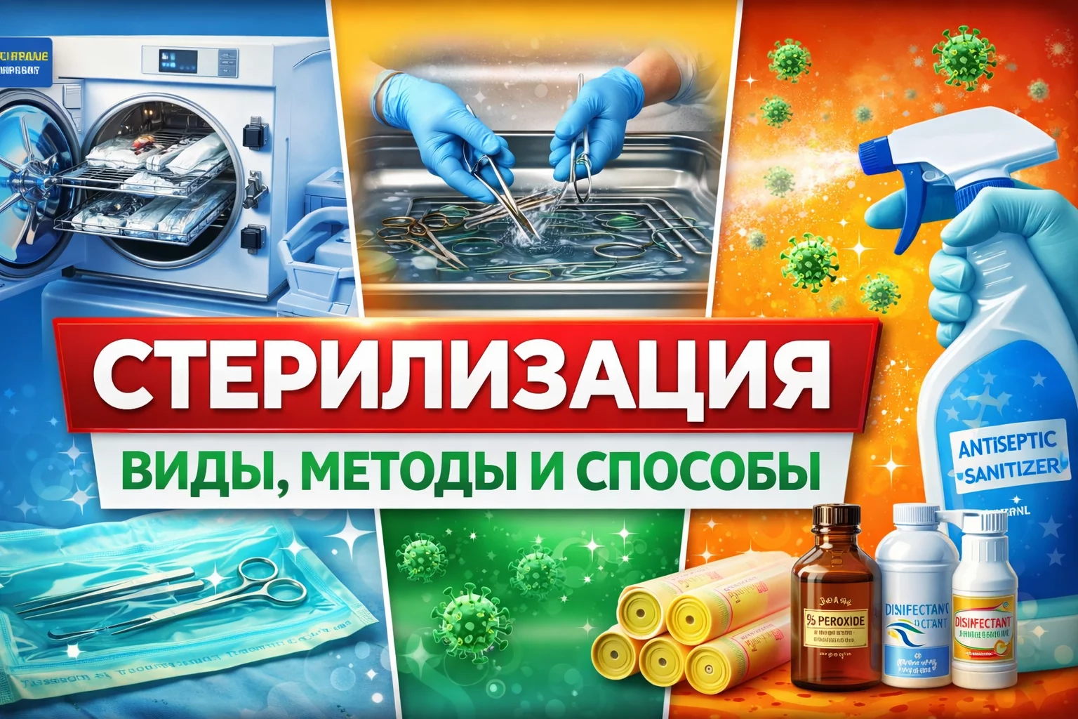 Стерилизация виды, методы и способы